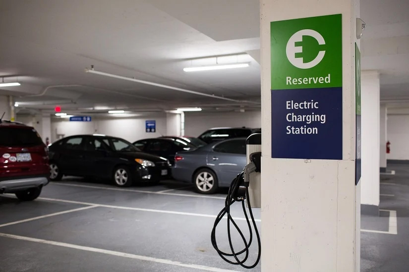 Electric car charging 